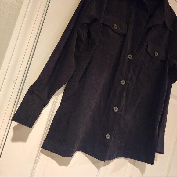 Bill Blass vintage black lightweight button up jacket - Picture 3 of 4